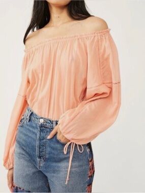 Free People Pink Intimately Sundown Bodysuit
